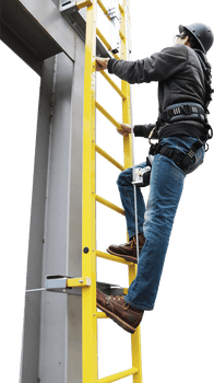 French Creek  70 ft Ladder Climbing Safety System - VL-38-70