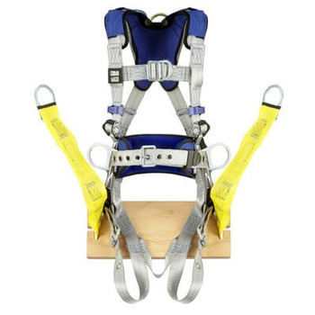 3M DBI-SALA ExoFit X100 Comfort Construction Oil and Gas Climbing/Positioning/Suspension Safety Harness 1401149 - 2X