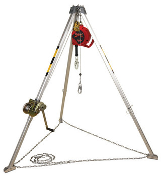 セキュリティ・セーフティ AAA 3M Protecta Confined Space System w/ Aluminum Tripod Winch/SRL