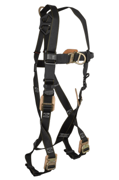 FallTech Arc Flash Nylon 2D Climbing Non-belted Harness - Quick Connect Leg - Extra-Large - 8087DFDQCXL