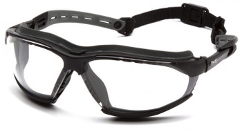 Pyramex Isotope Clear H2MAX Anti-Fog Lens with Black Frame - GB9410STM