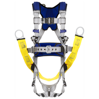 3M DBI-SALA ExoFit X100 Comfort Oil & Gas Climbing/Suspension Safety Harness w/Energy Absorber Extension - 1401205 - Small