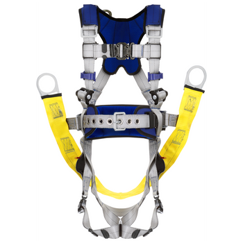 3M DBI-SALA ExoFit X100 Comfort Oil & Gas Climbing/Suspension Safety Harness w/Energy Absorber Extension - 1401206 - Medium