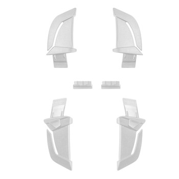 Kask Lamp Clips (4 pcs) + frontal slot cap - white luminiscent - only for Zenith X - WAC00061-236