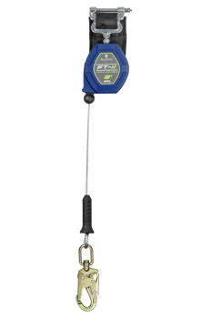 FallTech 8' FT-X Class 2 Single-leg Leading Edge SRL - Steel Swivel Snap Hook - 82808SP2