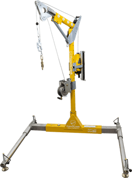 French Creek 4pc Confined Space Davit System with 12" to 30" Offset Davit Arm w/ 50' SRL & Winch