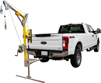 French Creek Hitch Mounted Portable Confined Space Entry Kit w/ 50' SRL & Winch