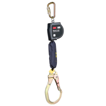 3M DBI-SALA 9 ft. Class 1  Nano-Lok XL Self-Retracting Lifeline with Steel Rebar Lock Hook - 3100603