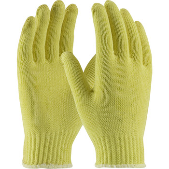 Kut Gard Cut Resistant Gloves Seamless Knit DuPont Kevlar Glove - Medium Weight - Yellow - 1/DZ - 07-K300