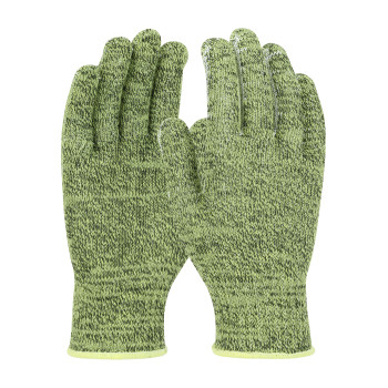 Kut Gard Seamless Knit ACP / PolyKor Blended Glove w/Polyester Lining - Heavy Weight - Green - 12/DZ - 07-TW600