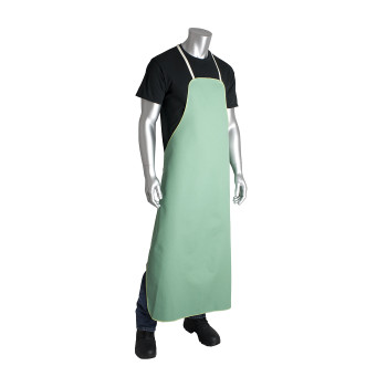 PIP Aprons FR Green Cotton Sateen Apron - - 12/EA - 392-PIP11-GA2436G-1P