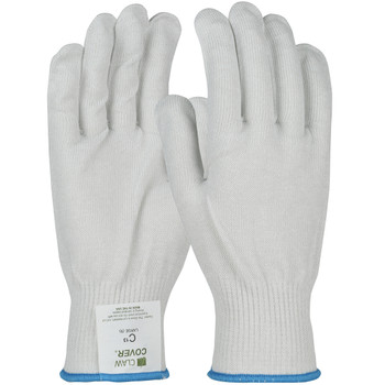 Claw Cover Seamless Knit HPPE / Stainless Steel Blended Glove - Light Weight - White - 204/EA - 13-231