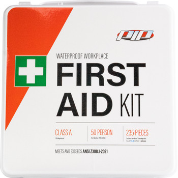 PIP First Aid Kit ANSI Class A Waterproof - 50 Person - White - 1/EA - 395-PIP-299-21050A