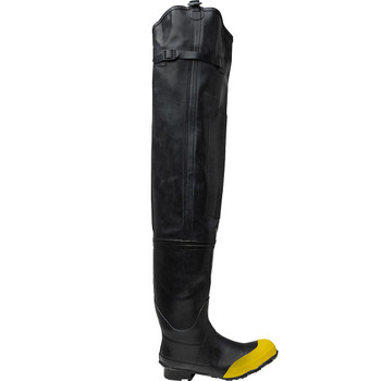 Boss Over-the-Sock Foot Rubber Hip Boot Steel Toe - Black - 1/PR - 2HS6231