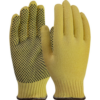 PIP Seamless Knit DuPont Kevlar / Cotton Plated Glove - Medium Weight - Yellow - 1/DZ - 330-WC35KE