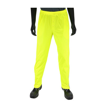 Boss Rainwear Hi-Vis Stretch Rain Pants - Yellow - 1/EA - 4540P
