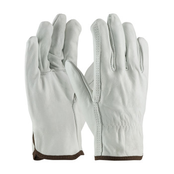 PIP Superior Grade Top Grain Cowhide Leather Drivers Glove - Straight Thumb - Natural - 1/DZ - 68-101