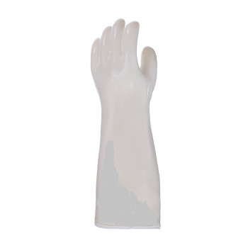 QRP Qualatherm Heat & Cold Resistant Glove w/Silicon Rubber Outer Shell Nylon Lining - 15" - White - 1/PR - 74G