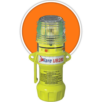Eflare E-Flare Beacon 6" Safety & Emergency - Flashing / Steady-On Amber - - 1/EA - 440-PIP-939-UB280-A