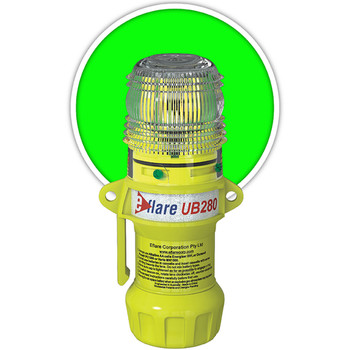 Eflare E-Flare Beacon 6" Safety & Emergency - Flashing / Steady-On Green - - 1/EA - 440-PIP-939-UB280-G