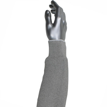 Claw Cover Single-Ply High Performance Polyester Fiber Blended Sleeve w/Antimicrobial Fibers - Gray - 100/EA - 330-PIP-CS7GY-18AC