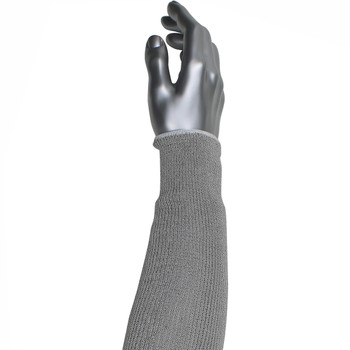 Claw Cover Single-Ply HPPE / Steel Blended Sleeve w/Antimicrobial Fibers - Gray - 100/EA - 330-PIP-CS7LGY-22AC