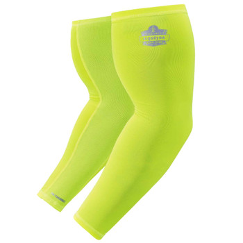 Ergodyne Chill-Its 6690 Cooling Arm Sleeves - Performance Knit (Pair) - Lime