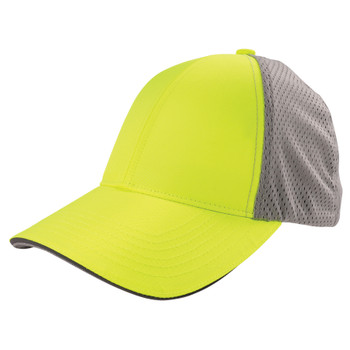 Ergodyne GloWear 8933 Hi-Vis Reflective Snapback Hat - Hi-Vis Lime