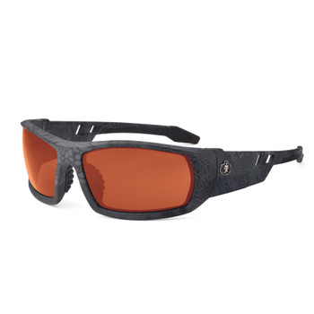 Ergodyne Skullerz ODIN Safety Glasses, Sunglasses - Polarized Lenses - Kryptek Typhon Frame