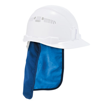 Ergodyne Chill-Its 6717CT Evaporative Cooling Hard Hat Liner Pad and Neck Shade - PVA