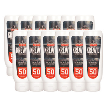 Ergodyne KREWD 6351 SPF 50 Sunscreen Lotion - 8oz - 12-pack