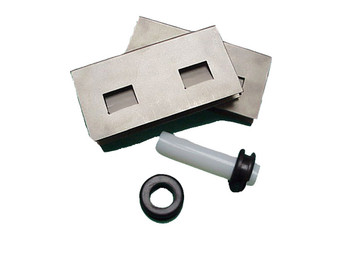 Justrite Sump-To-Sump Drain Kit For Ecopolyblend Accumulation Centers - S/S Clips - Grommets - Transfer Tube - 28927