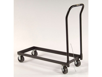 Justrite Rolling Cart For Relocating Cabinet - Poly Caster Wheels - Fits 30-Gal. Or Piggyback Safety Cabinets - 84001