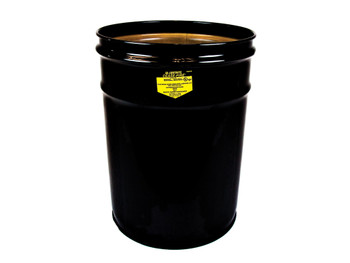 Justrite Cease-Fire Waste Receptacle - Safety Drum Can Only - 6 Gallon - Black - 26050K