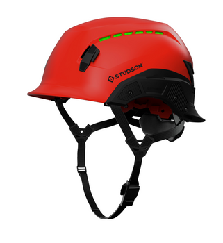 Studson SHK-1 Vented Class C Type II - Red Safety Helmet