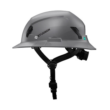 Studson SHK-1 Non-Vented Full Brim Class E Type II - Grey Safety Helmet