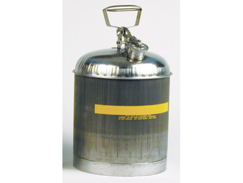 Eagle Type I Stainless Steel Safety Can - 5 Gallon - Flame Arrester - Self Close - 1315