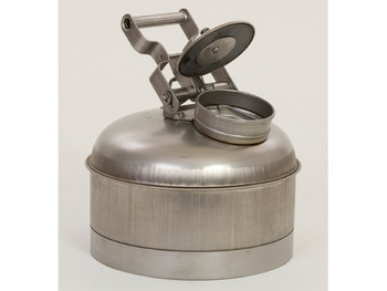 Eagle Disposal Safety Can - Stainless Steel - 2.5 Gallon - Flame Arrester - 1323