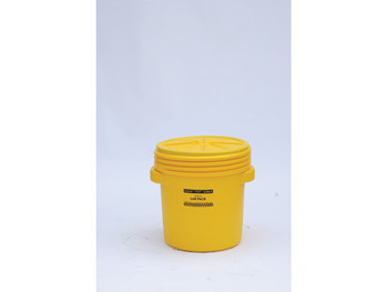 Eagle Lab Pack Poly Drum - 20 Gallon - Screw-on Lid - Yellow - 1650