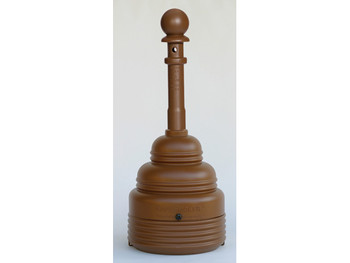 Eagle SafeSmoker Cigarette Receptacle - 4 Gallon - Brown - 1208BROWN