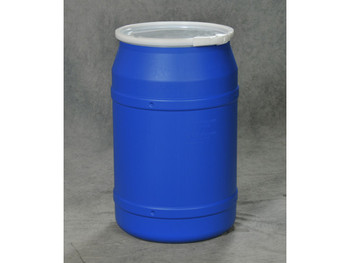 Eagle Lab Pack Open Head Poly Drum - 55 Gallon - Plastic Lever-Lock - Blue - 1656B