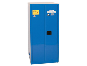Eagle Acid and Corrosive Metal Safety Cabinet - 60 Gallon - 2 Shelf - 2 Door - Self Close - Blue - CRA6010X