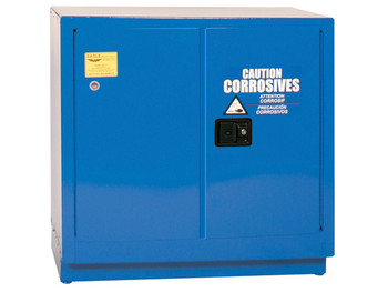 Eagle Under Counter Acid and Corrosive Metal Safety Cabinet - 22 Gallon - 1 Shelf - 2 Door - Self - Blue - CRA70X