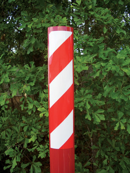 MARKER STAKES WITH Stickers Decal Orange Single-Sided Stake GREEN 1/Each - FMK867GNOR