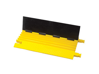 Cable Protector - Bumble Bee - 5-Ch - 1.25" - Dog Bone - Black/Yellow - 24 - 000 Lb Load - BB5-125-D-B/Y