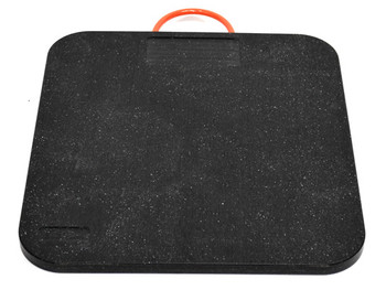 Ground Protection - Outrigger Pad - 48" X 48" X 1" - 135 - 000 Lb Load - Black - PAD48481