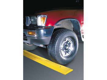 Plastic Speed Bump - 6' Deluxe - 72" X 2.25" X 12" - Yellow - W/ Lag Bolt Hardware - SB6D-LY