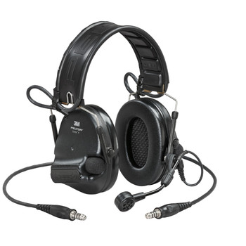 3M PELTOR ComTac VI NIB Headset - Dual DL - Green - Headband & ARC