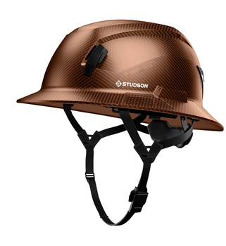 Studson SHK-1 Non-Vented Full Brim Class E Type II - Fiber Metal Safety Helmet