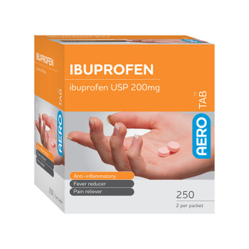 AERO AEROTAB Ibuprofen Tablets 250/box - ATIB250